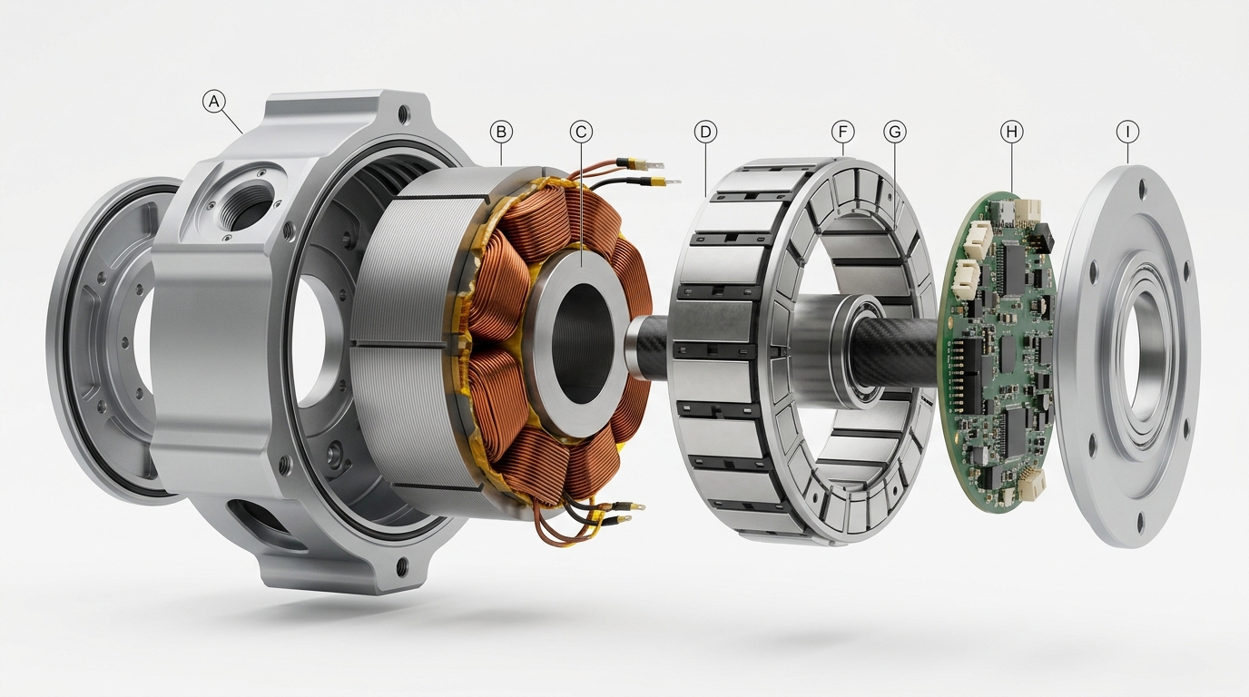 GUNRA Model 7.3 MagLev Joint Exploded View